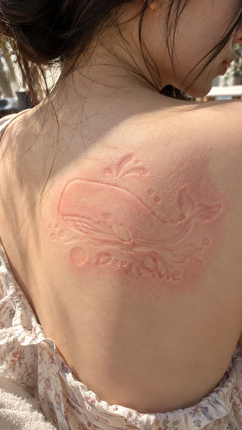 GPT Image 2.5 prompt template paints with skin as canvas (image 3 of 4)