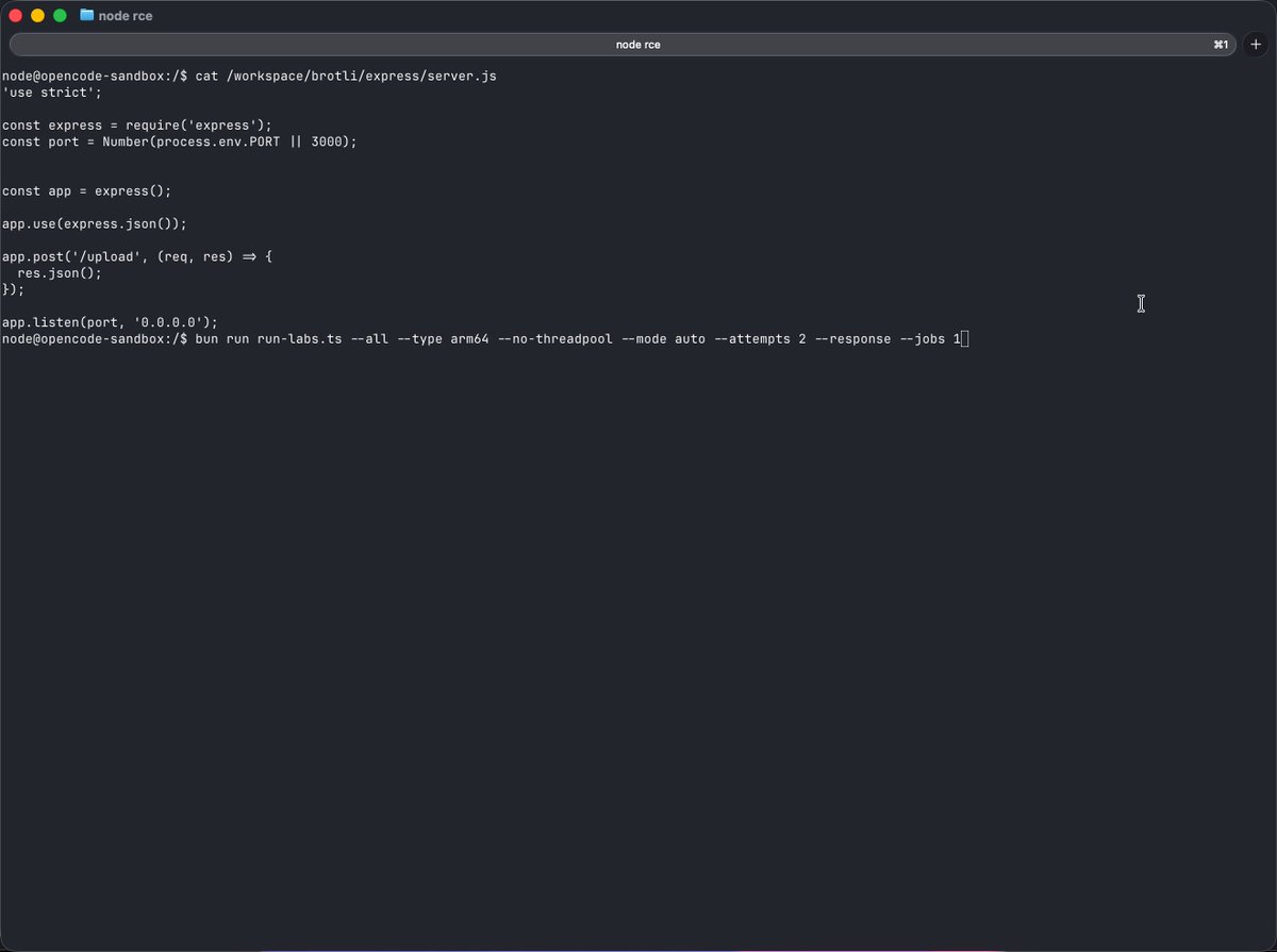 用 GLM-5.3 与 V4.1 Flash 复现 Node.js Brotli RCE