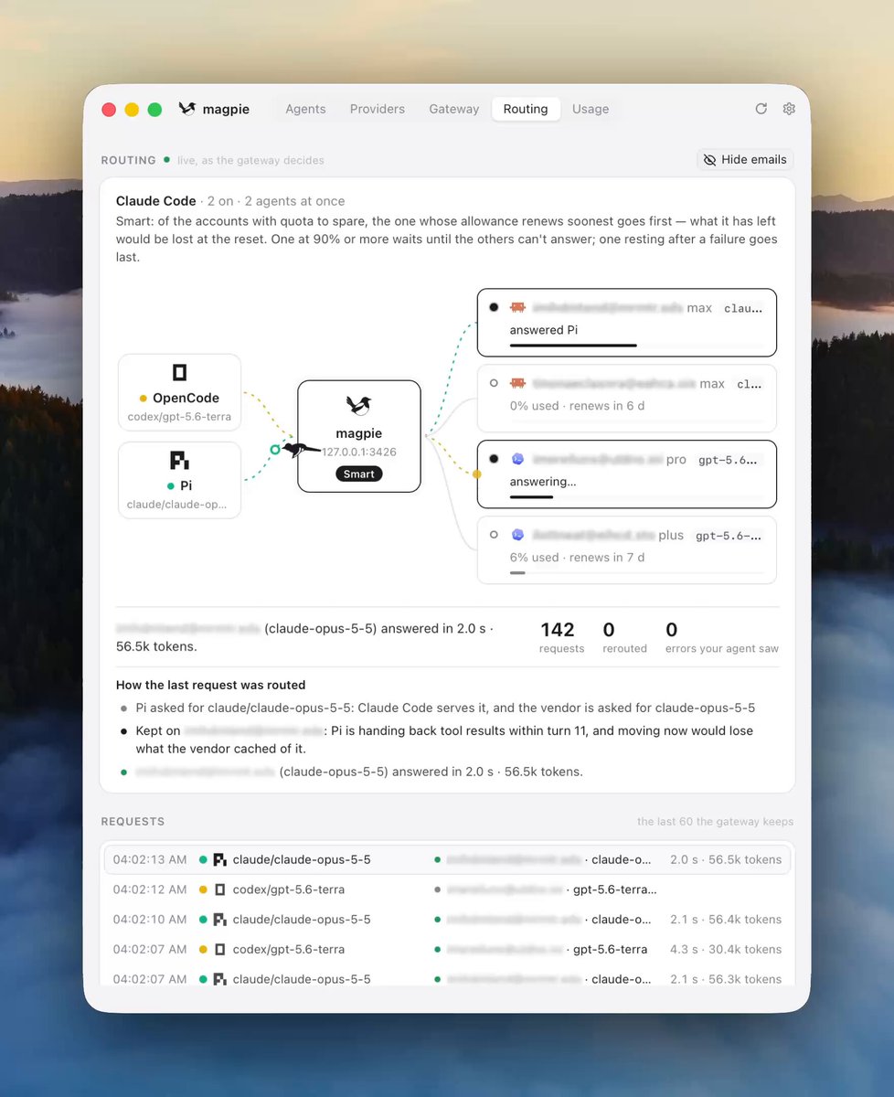 Magpie adds live routing observability page