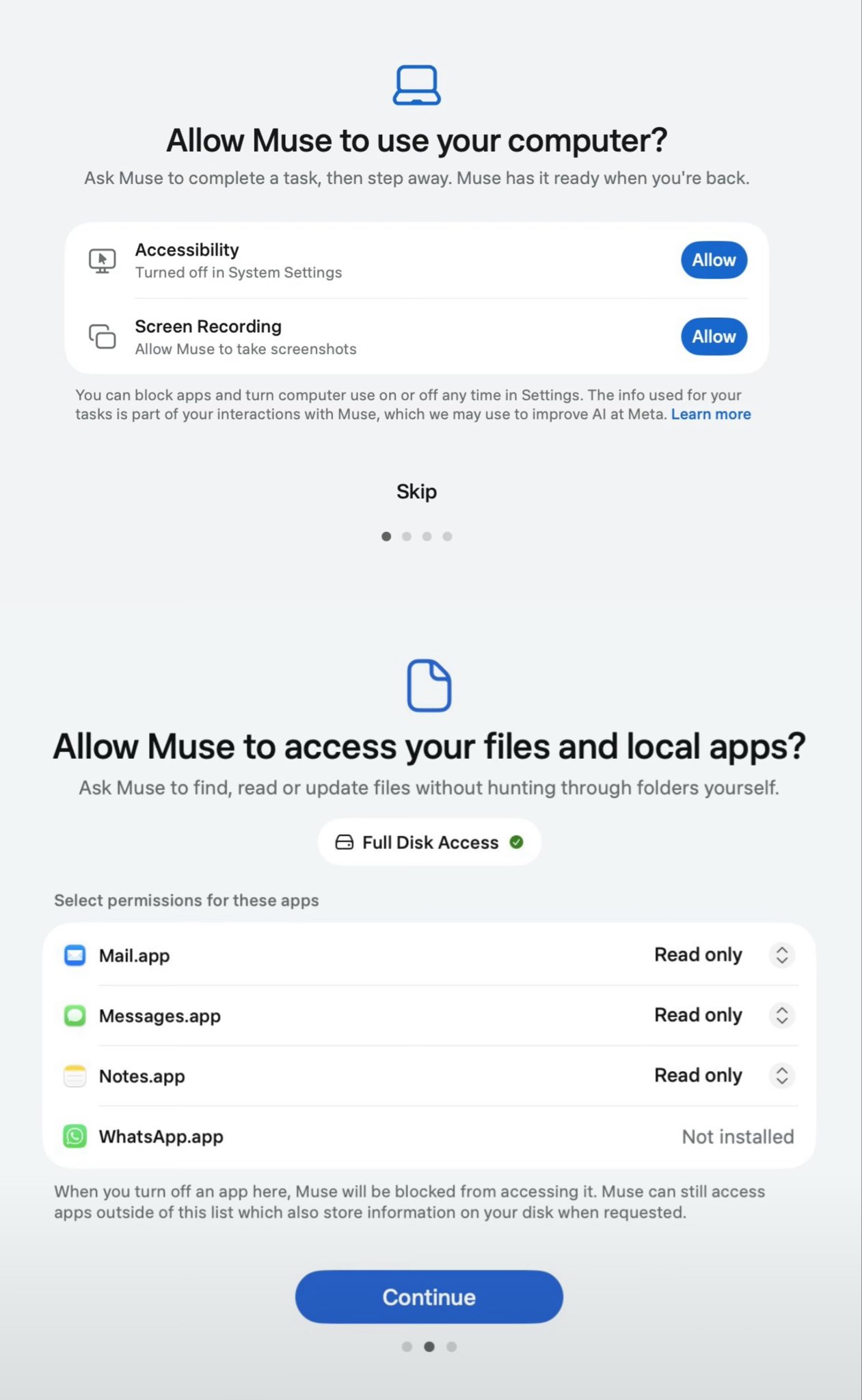 Meta Muse Mac 桌面端上线并自带 Computer Use