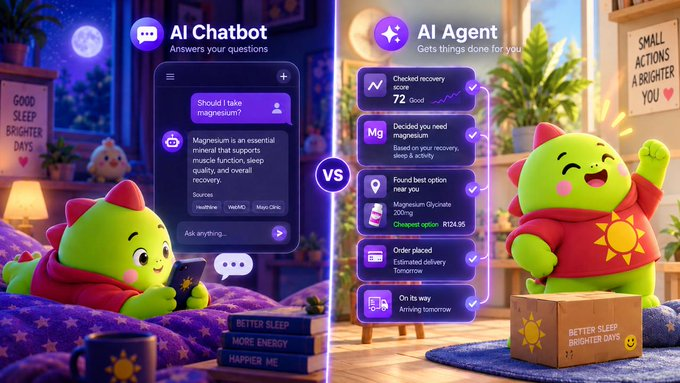 Sleepagotchi's Sleep Coach is live; three other agents still planned