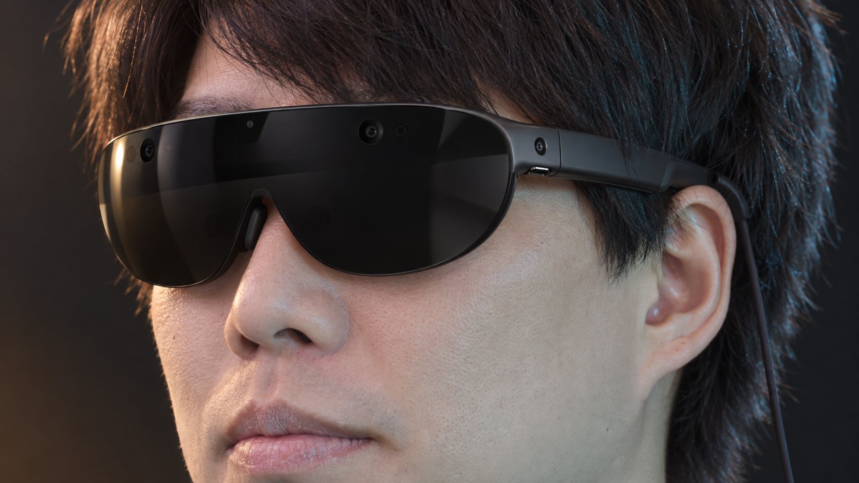 GPT Image 2.5 renders a wearer view of Meta's leaked Phoenix headset (image 1 of 4)