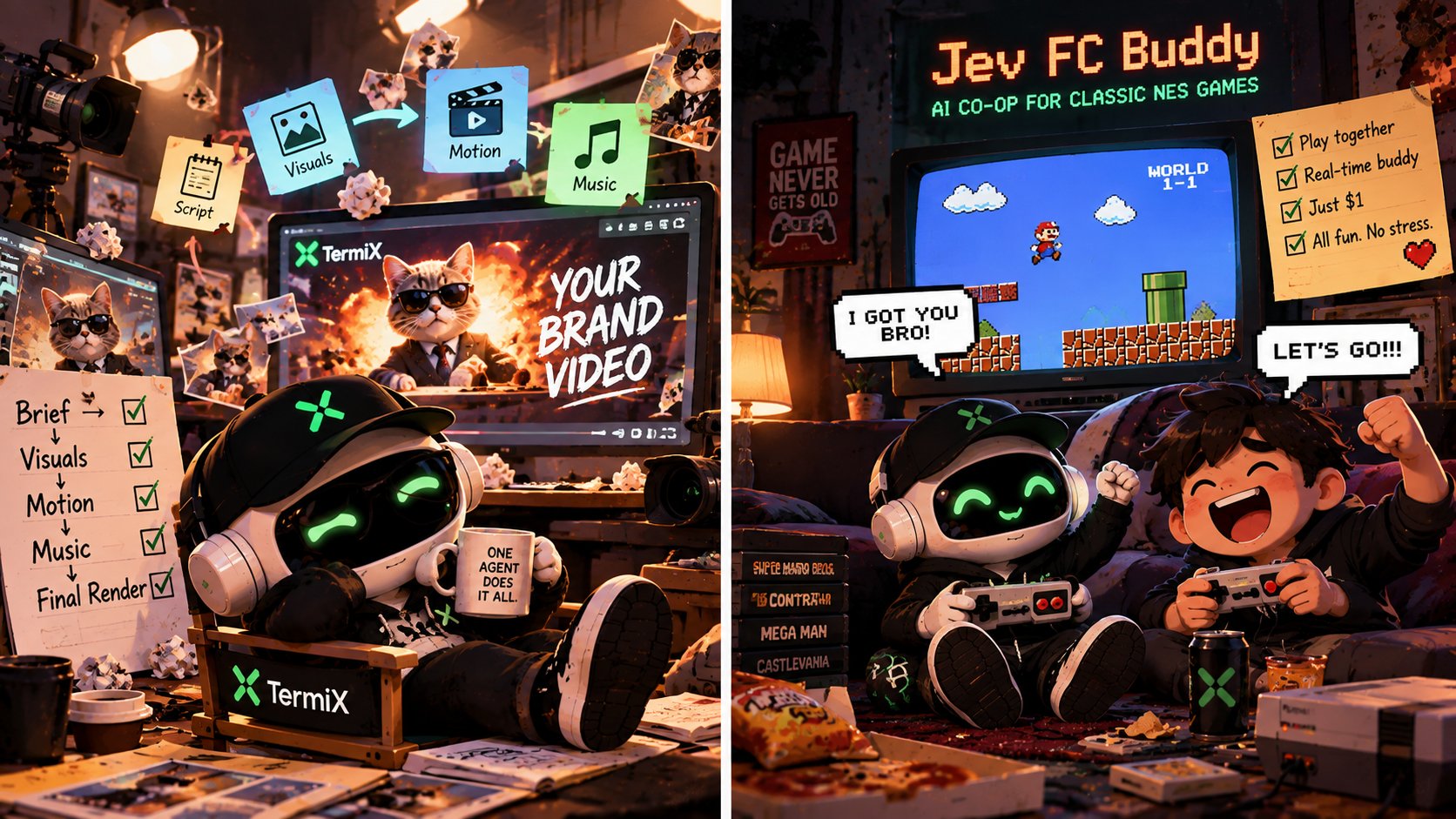 Jev FC Buddy 让 agent 按会话实时陪玩