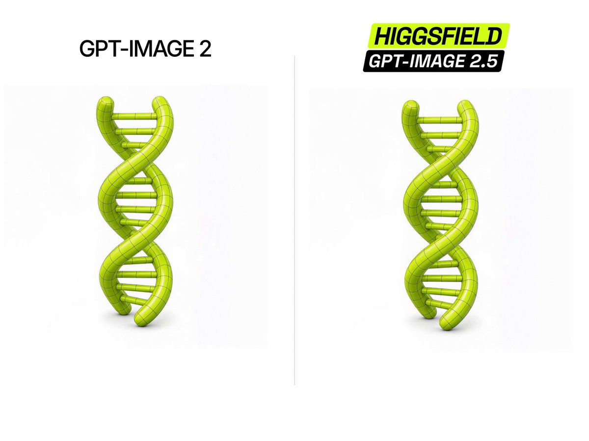 Higgsfield 测试 GPT-Image 2.5 定格动画光照一致性
