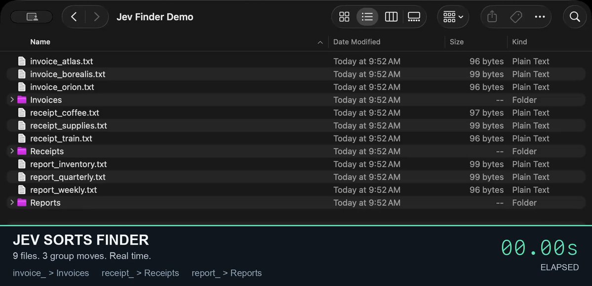 Jev macOS Loop：不传截图的本地文件整理 agent