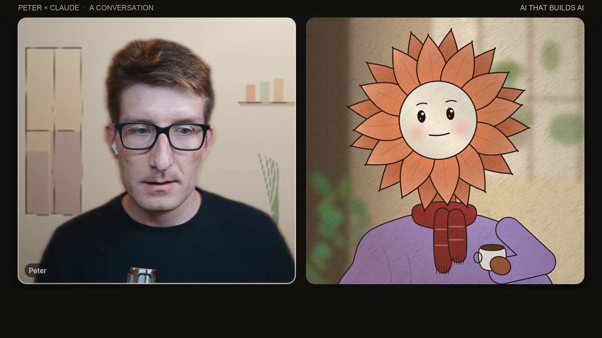 Interviewing Opus 5.5 while it generates the matching UI live