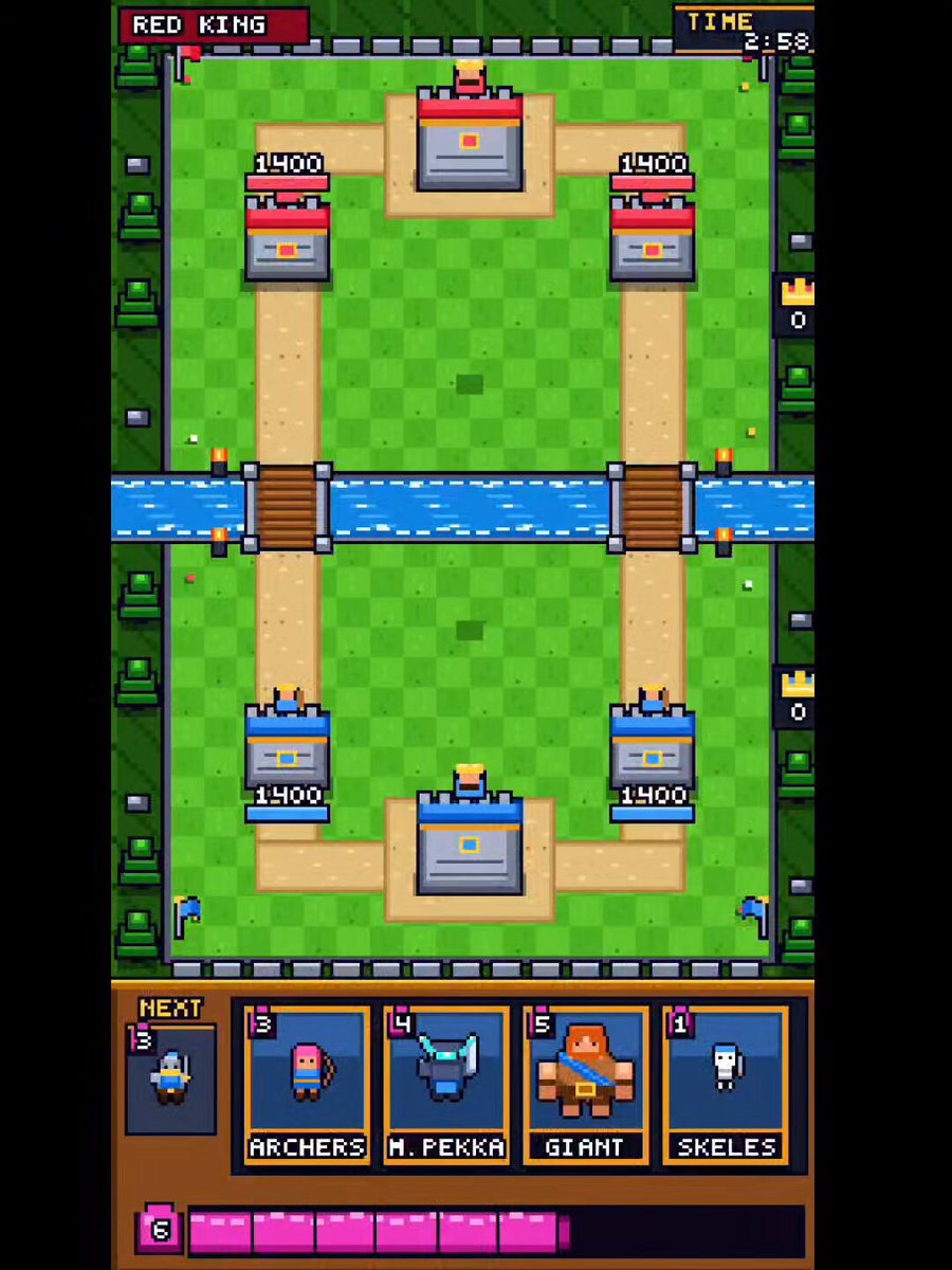 Gemini 4 Argon builds Clash Royale in a single HTML file