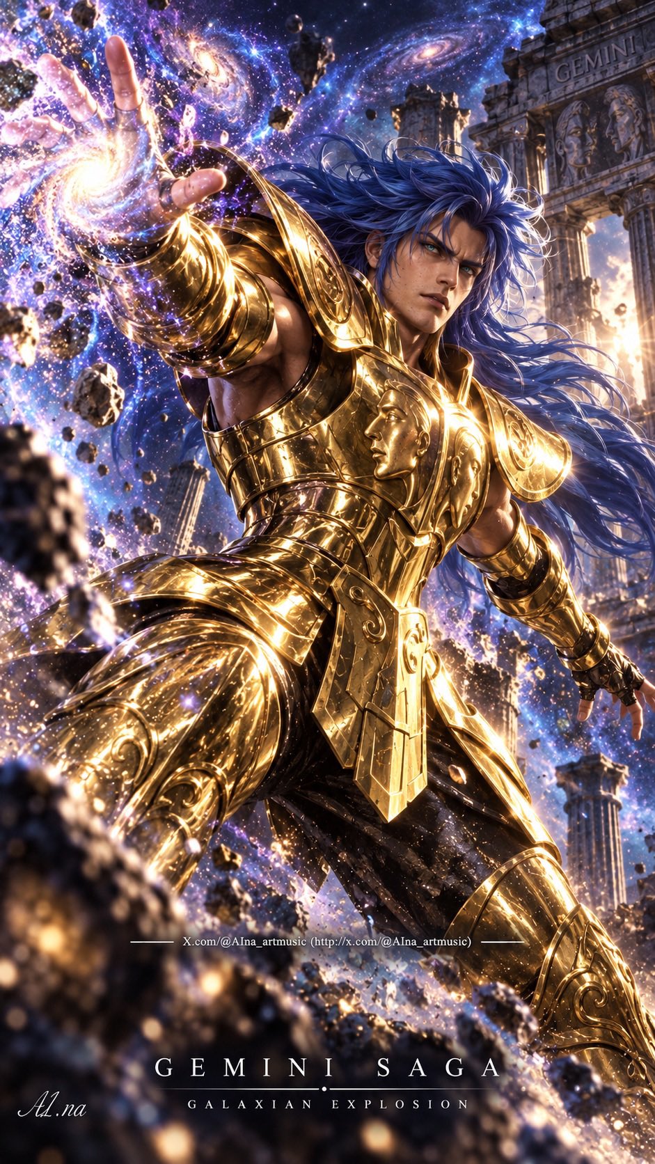 GPT Image 2.5 renders Saint Seiya Gold Saints in AAA style (image 3 of 4)