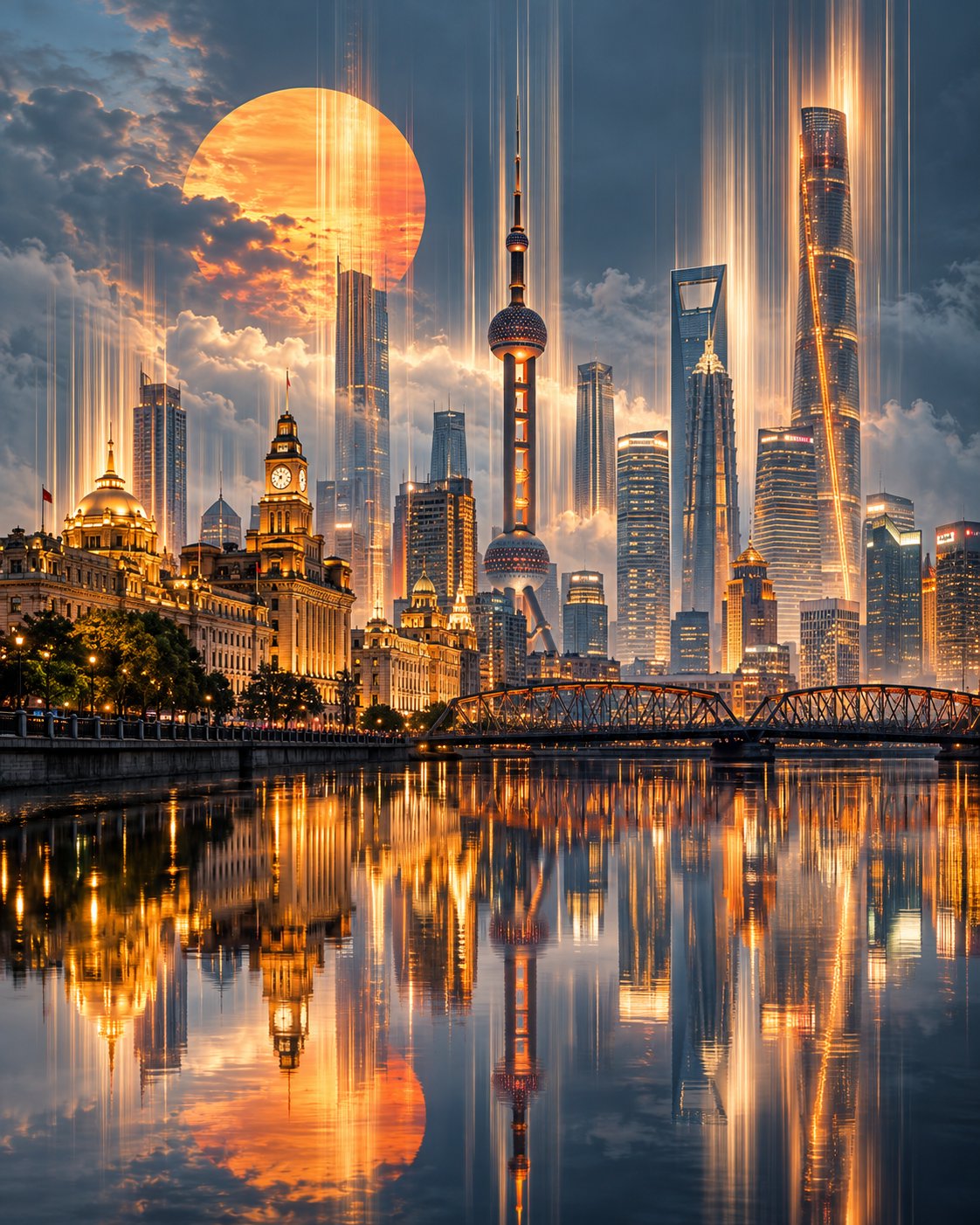GPT Image 2.5 prompt for surreal city travel posters
