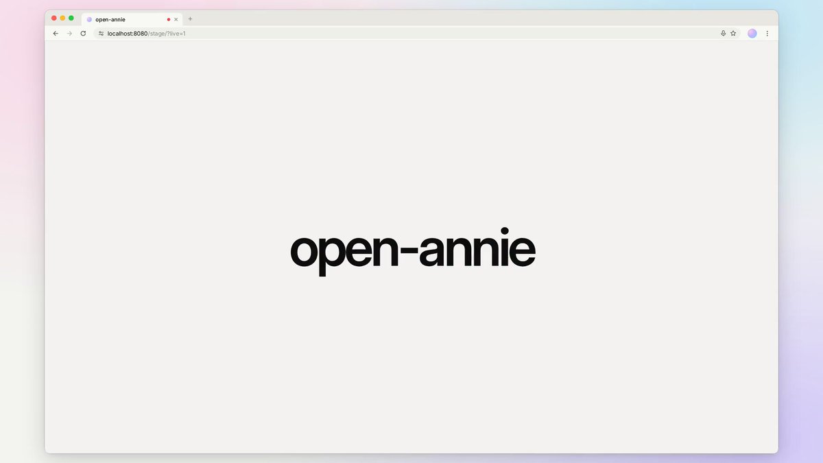 open-annie：Jev 在 120ms 内挑表情动作，浏览器渲染