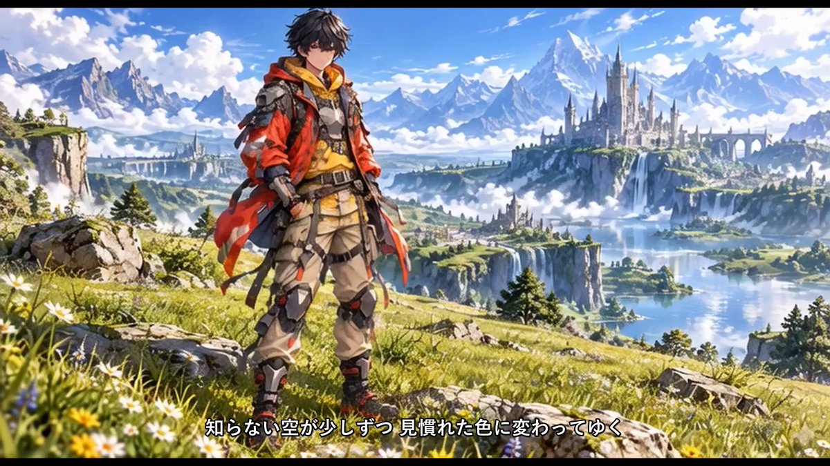 Light novel image MV: ChatGPT Images 2.5 art plus Veo3 video