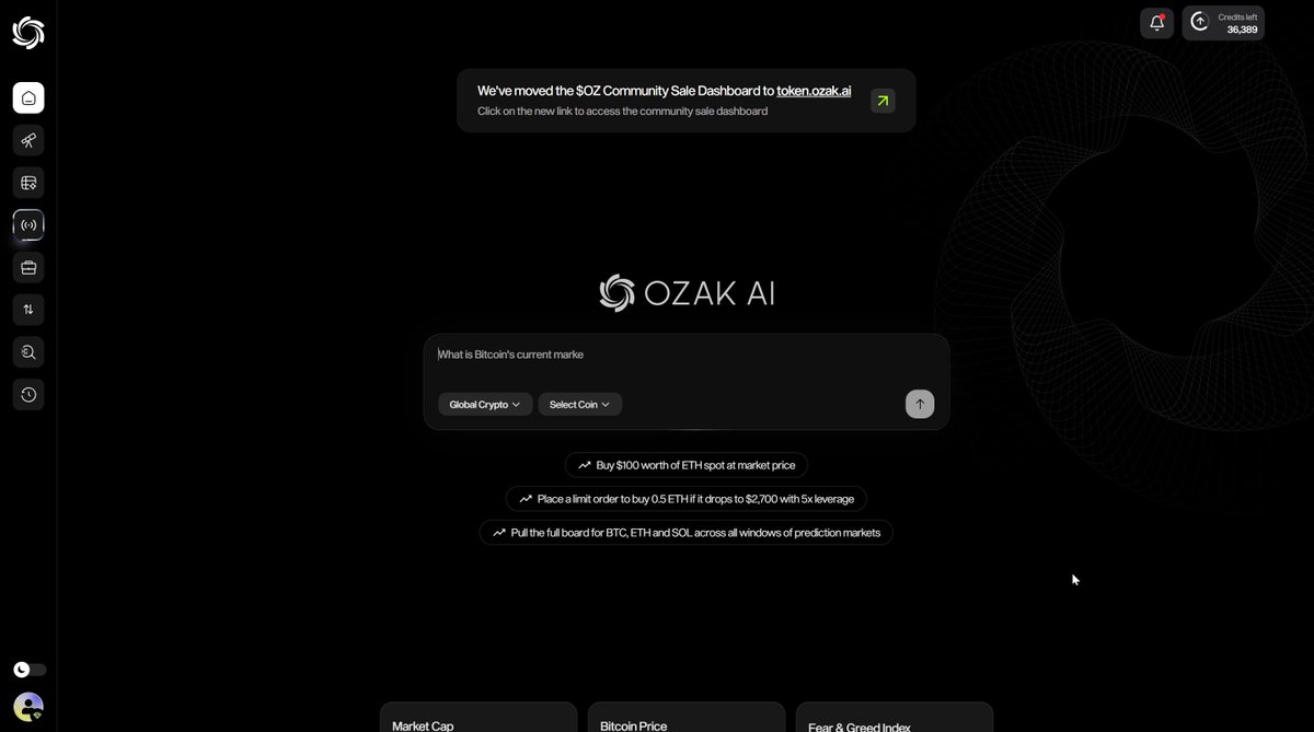 Ozak AI Eon 上线加密交易 Agent