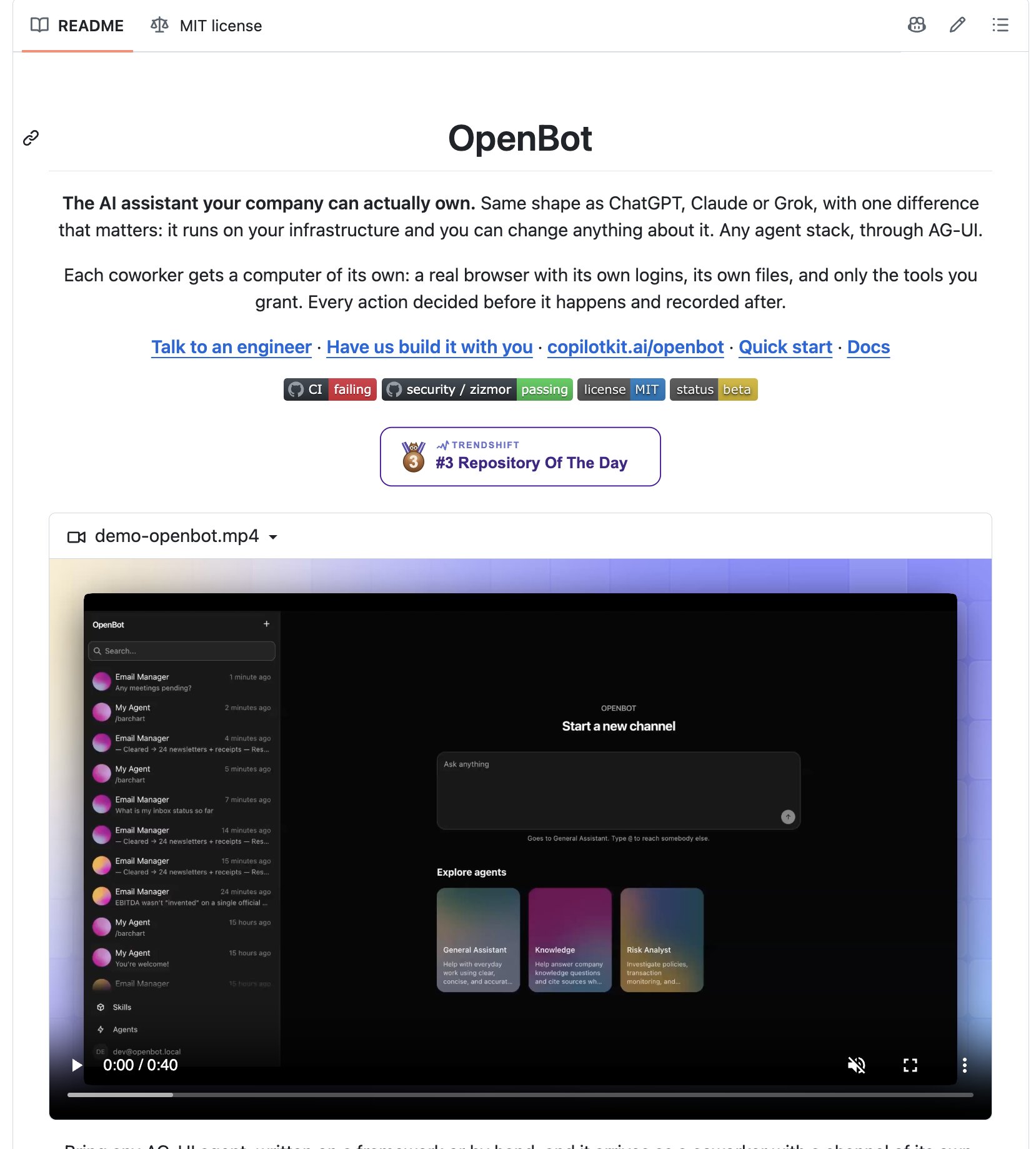 CopilotKit open-sources self-hosted templates for four personal assistants (image 1 of 4)