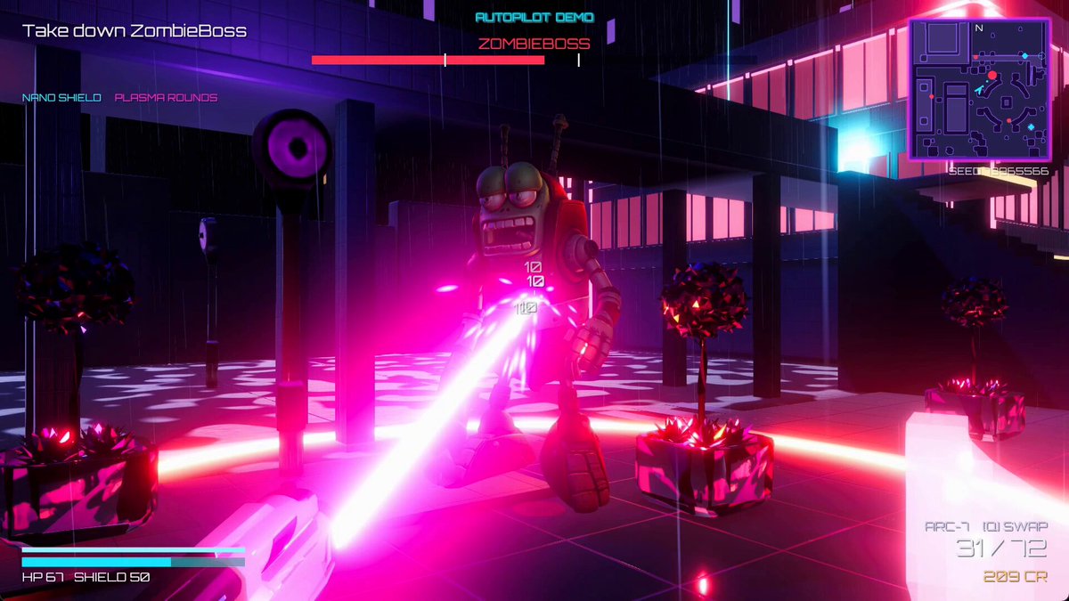 Building a cyberpunk roguelike shooter with Opus 5.5 and no code