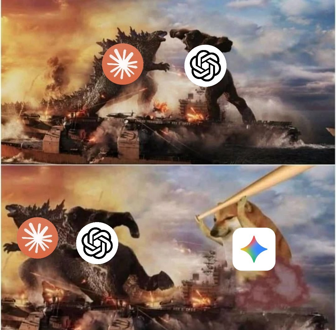Meme captures reactions after Gemini 4 Pro launch