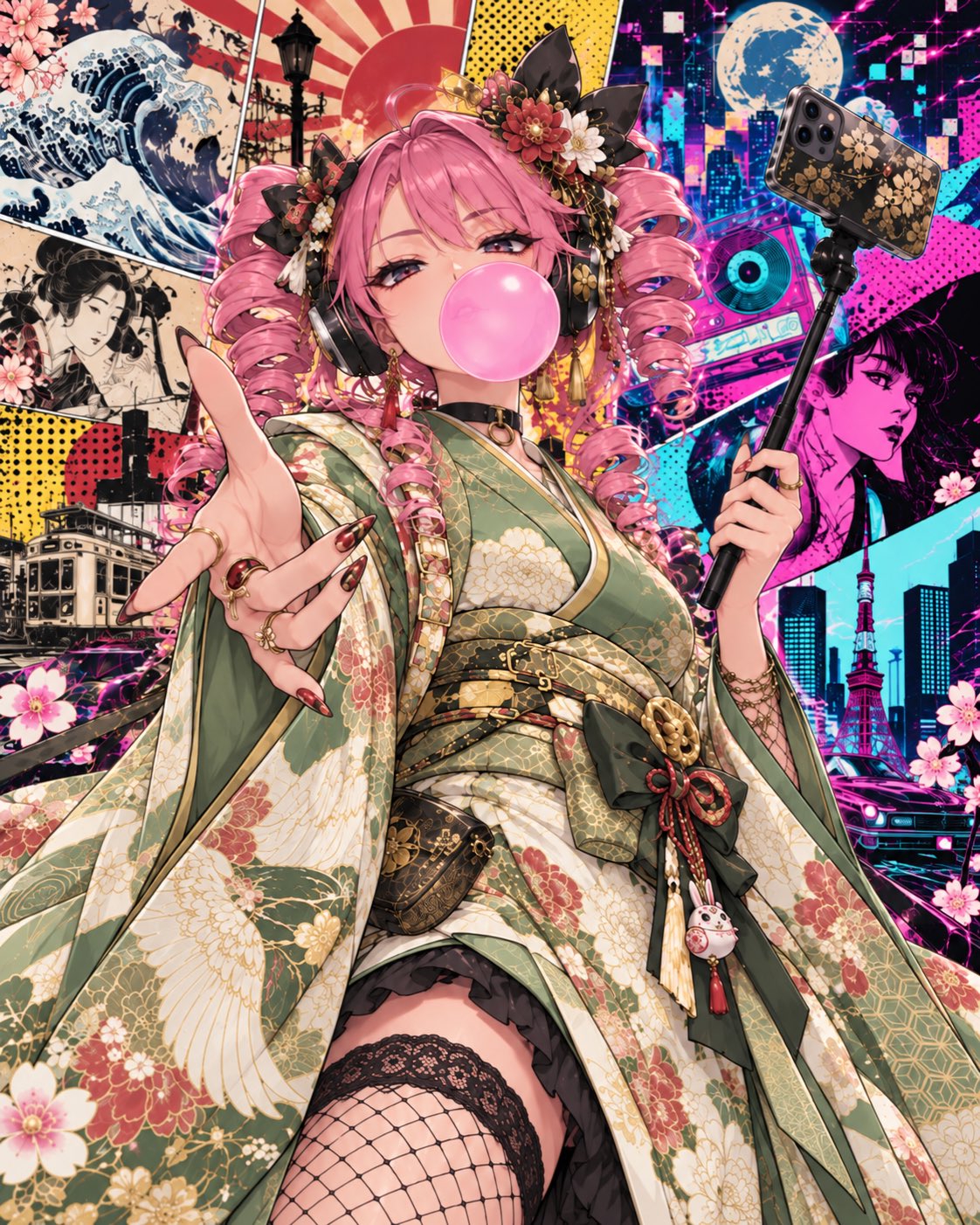 GPT Image 2.5 entry reimagines Japanese style for an illustration contest