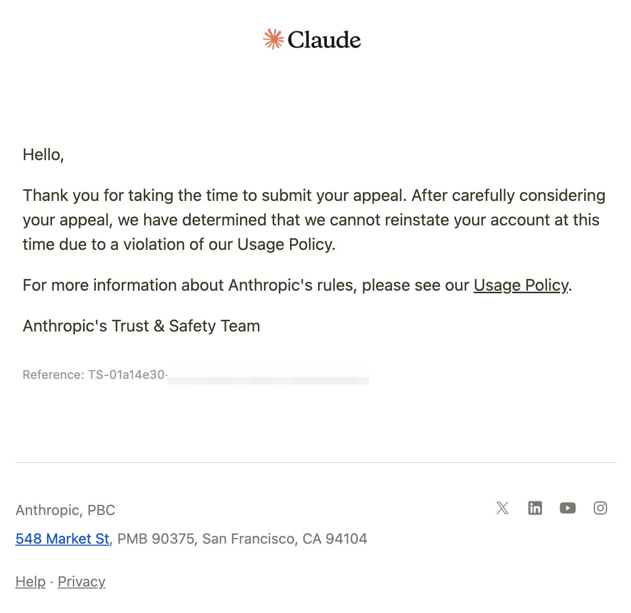 自建 Claude 中转站升 Max x20 后账号与 Apple ID 被封
