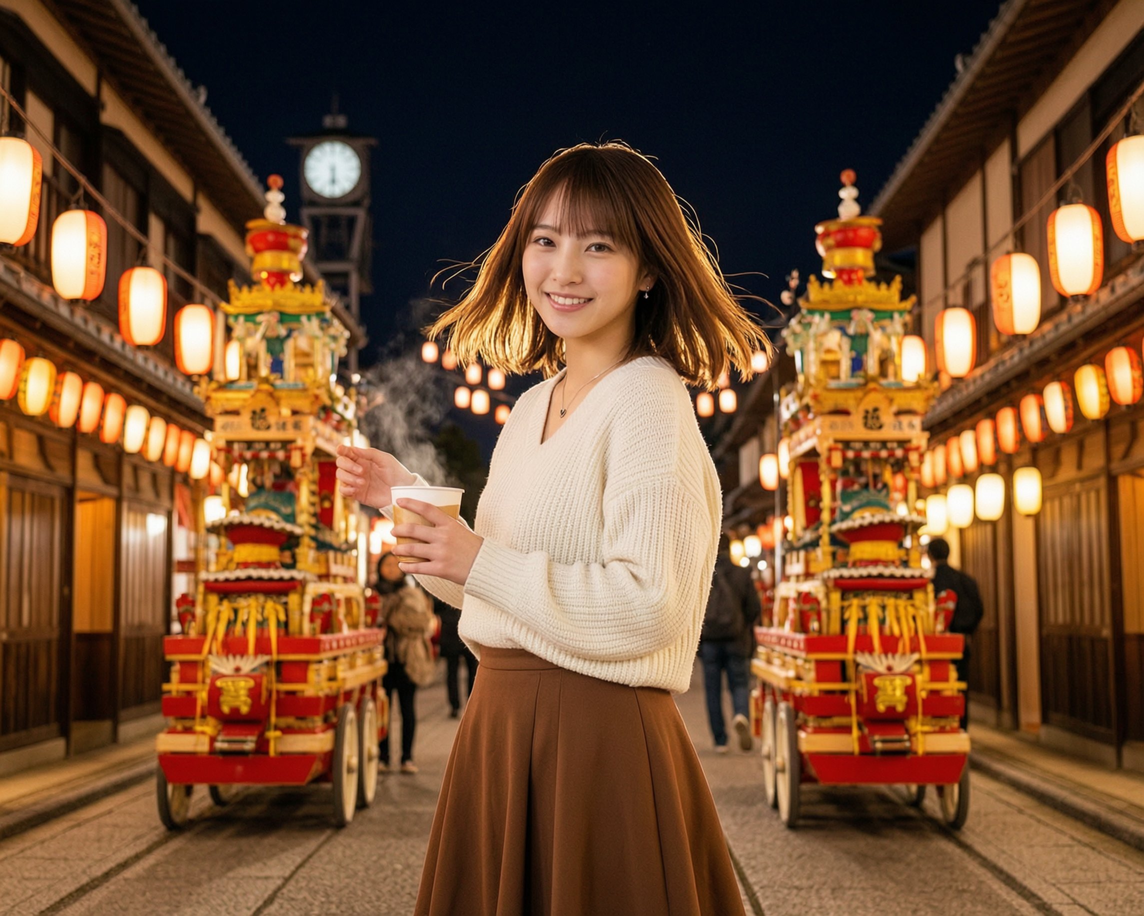 Kawagoe festival portrait: four-model comparison with full prompt (image 4 of 4)