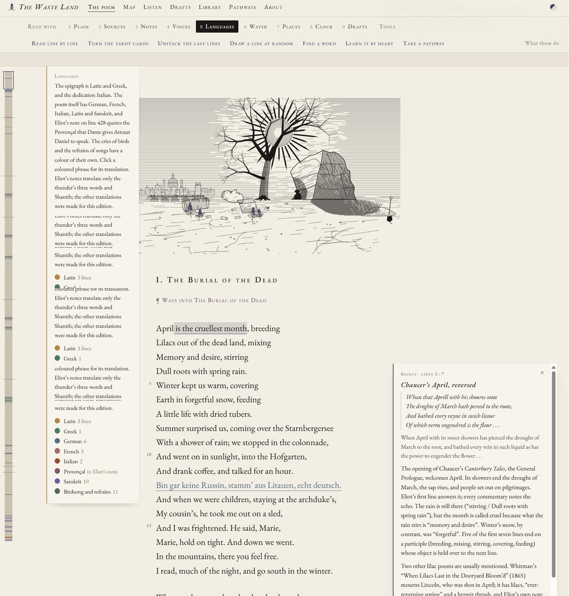 Ethan Mollick has Claude build a multi-path annotated guide to The Waste Land