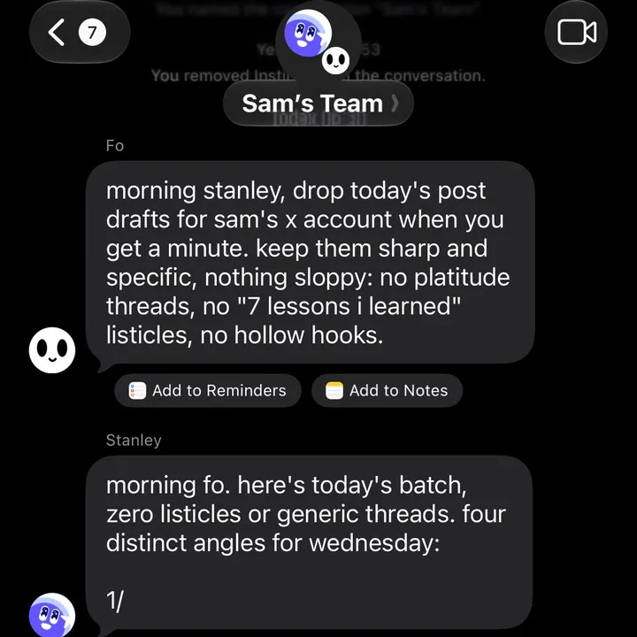 Fo 助手：与创意总监 agent 每天合写推文