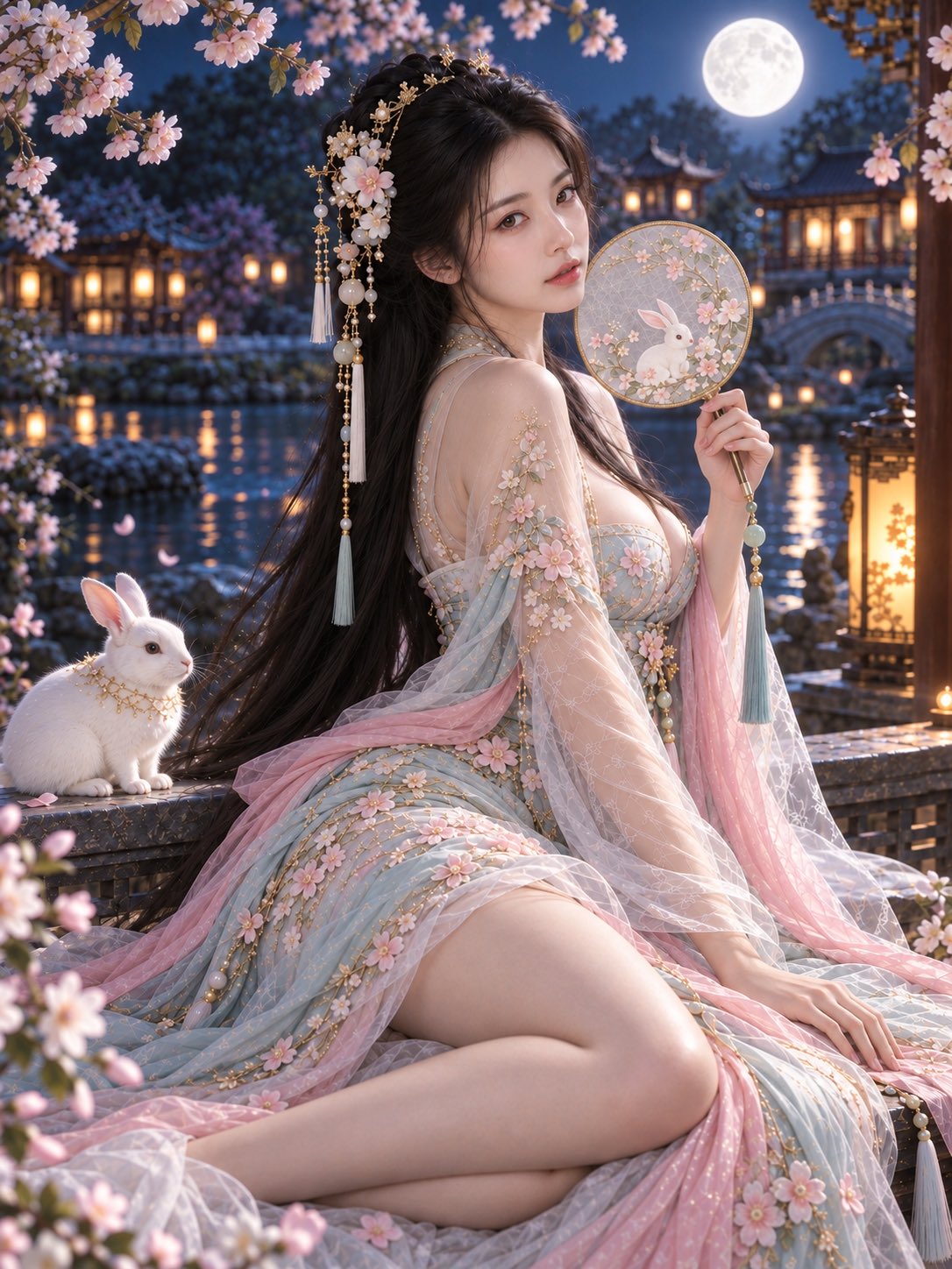 GPT-Image 2.5: Chinese Chang'e fairy portrait series