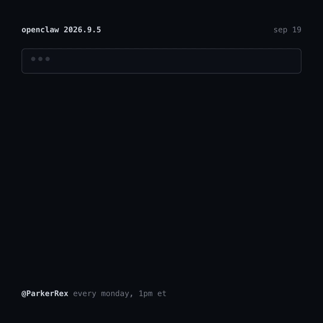 OpenClaw 2026.9.5: atomic updates and plugin hot reload