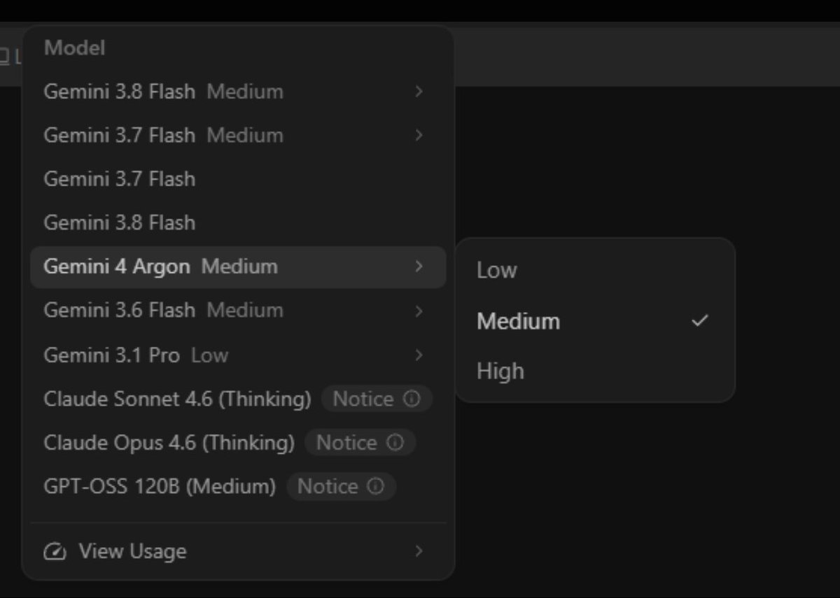 Gemini 4 Argon enters limited rollout, wider access expected this week