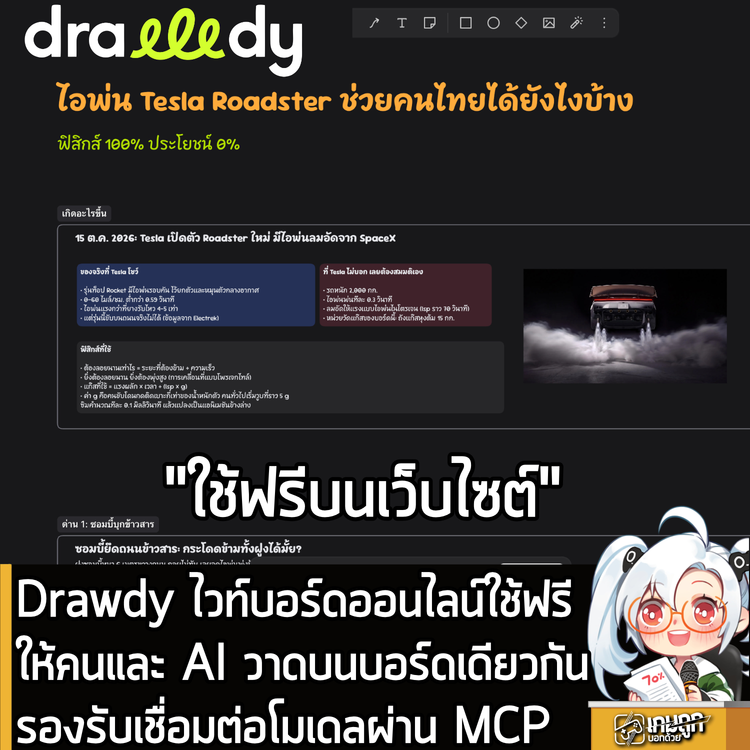 Drawdy 白板开放 MCP，ChatGPT 可直连画图