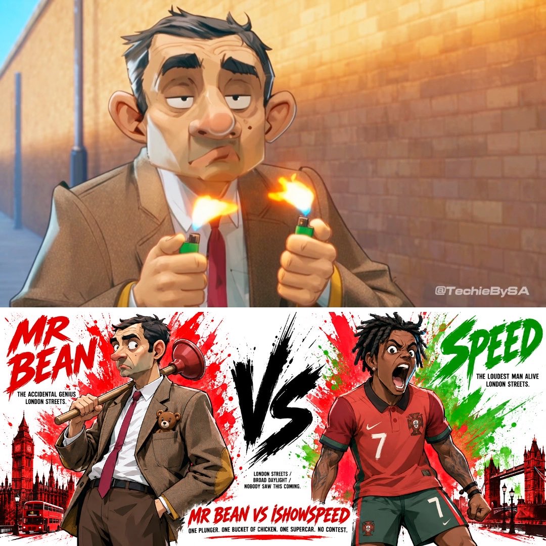 Mr. Bean 对战 IShowSpeed 的 Seedance 2.5 视频