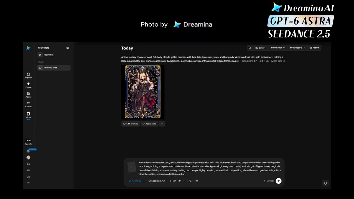 Astra turns a single card image into a rotatable web showcase