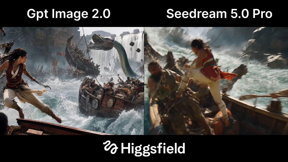 Seedream 5.0 Pro 与 GPT Image 2.0 单镜头对比
