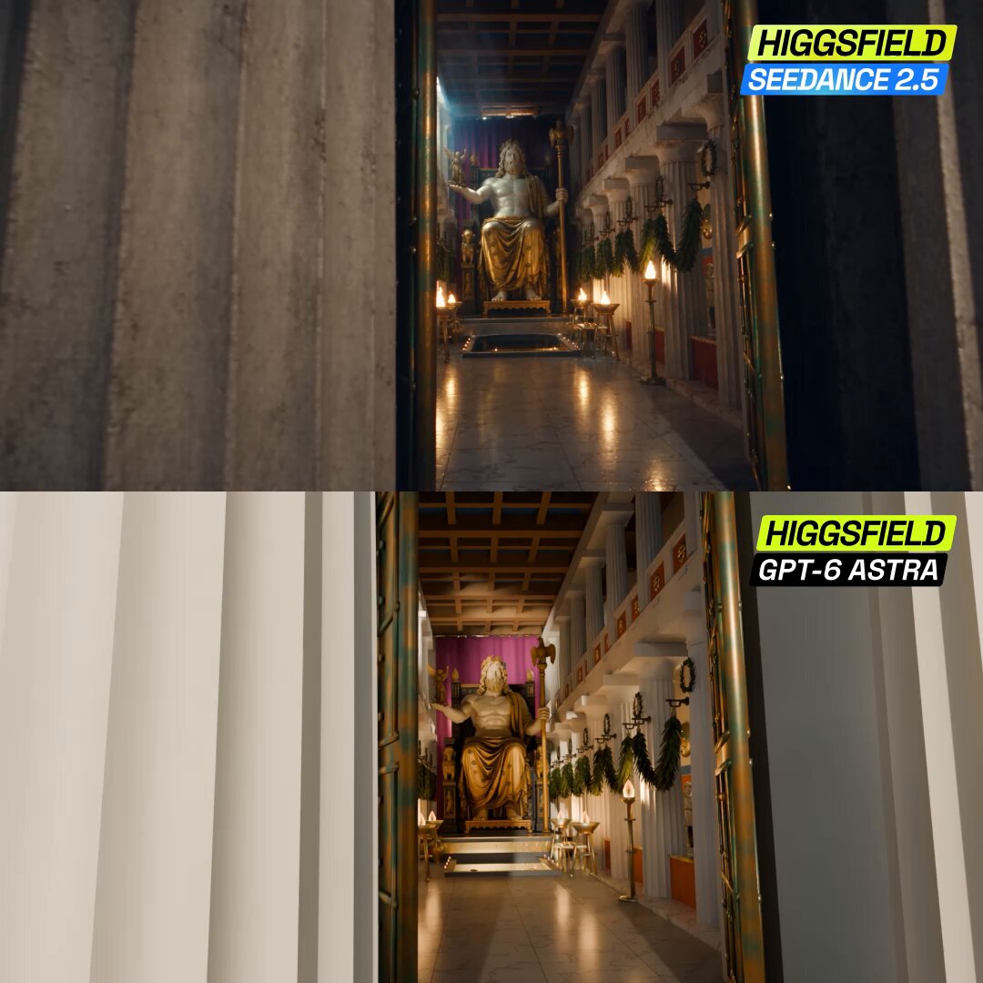 Higgsfield 3D 复原宙斯神像
