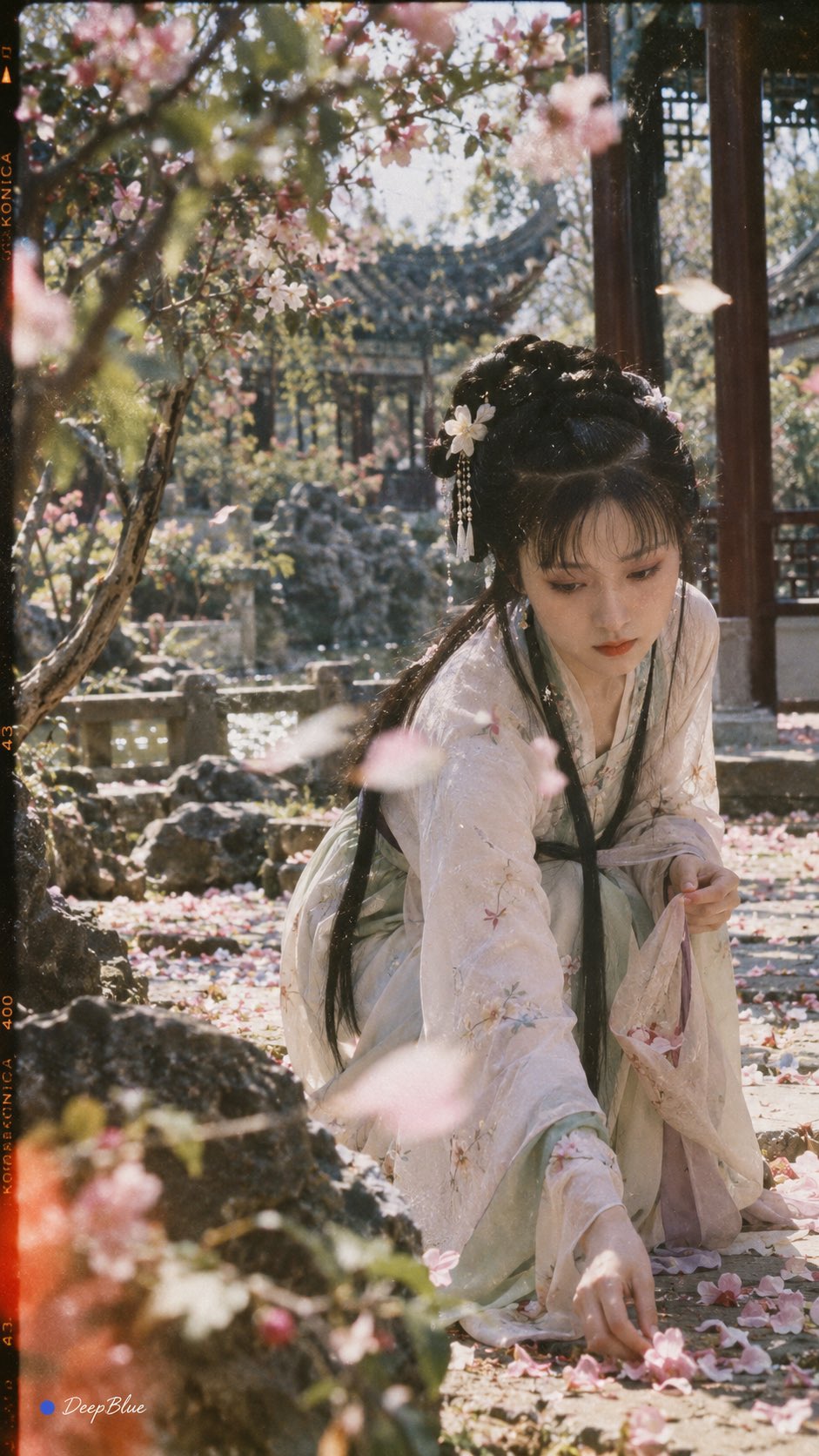 GPT Image 2.5 recreates Bao and Dai reading Xixiang in the 1987 Dream of the Red Chamber style (image 2 of 4)