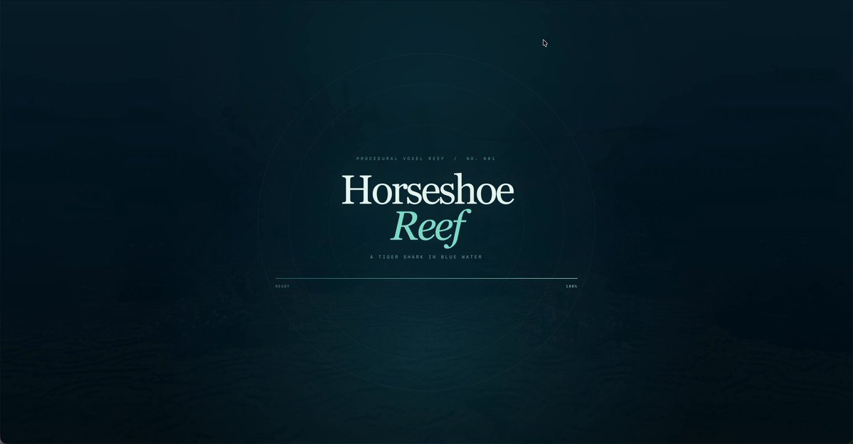 DeepSeek Harness + V4.1 Flash 生成迷你体素珊瑚礁