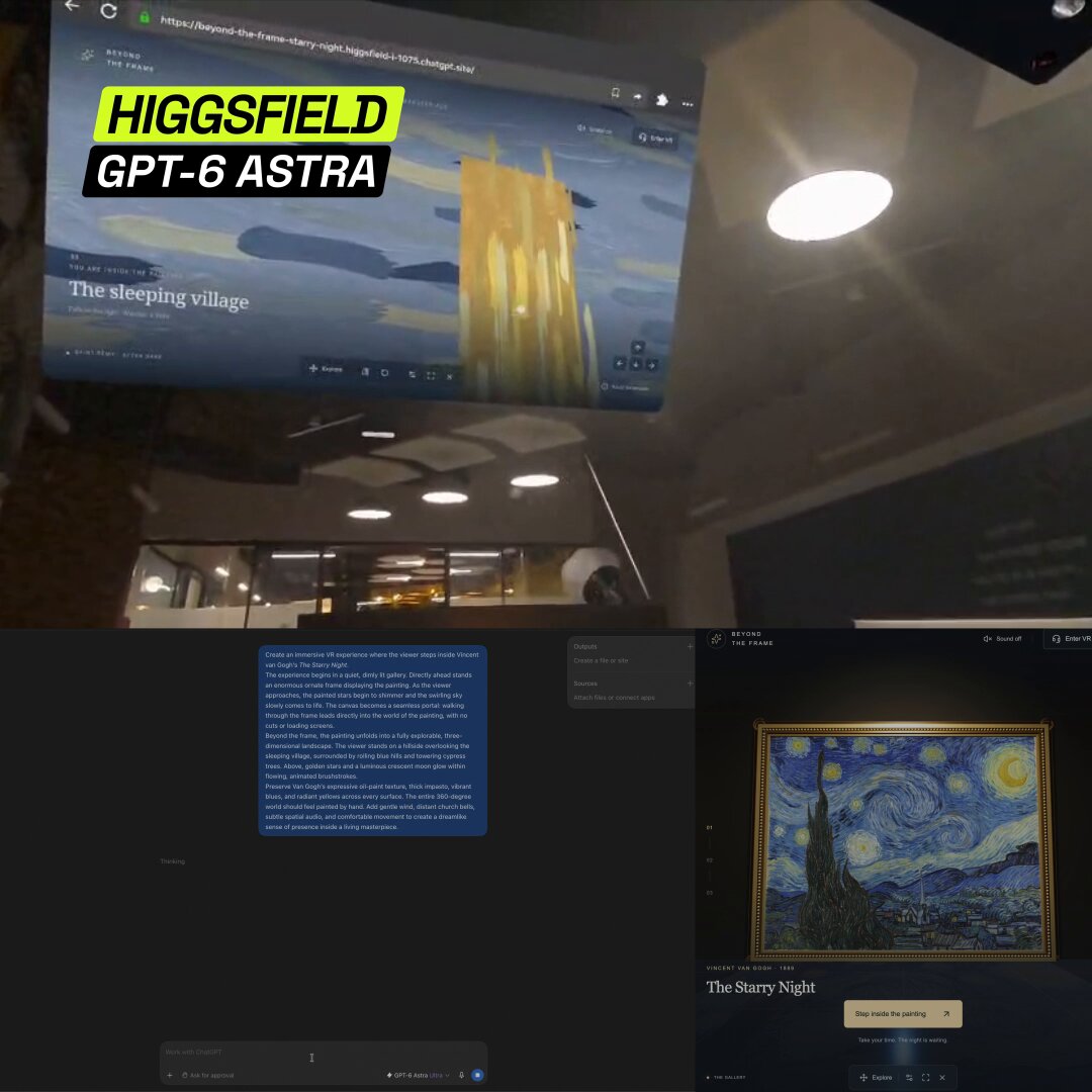 Astra 把梵高《星月夜》做成可行走 3D 世界