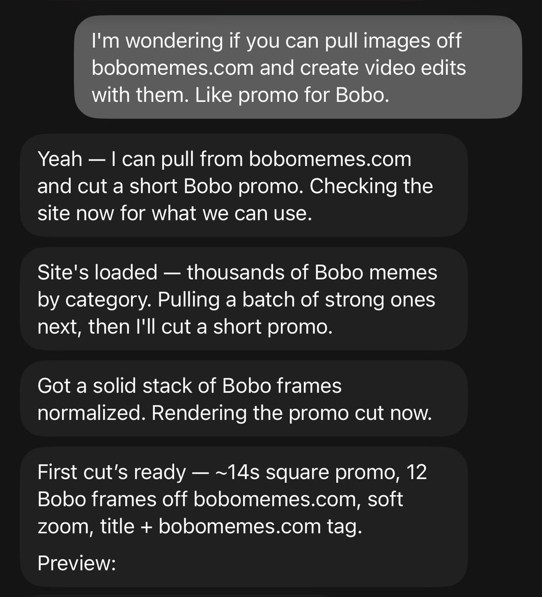 Grok Bot 一句话抓梗图做成带音乐视频