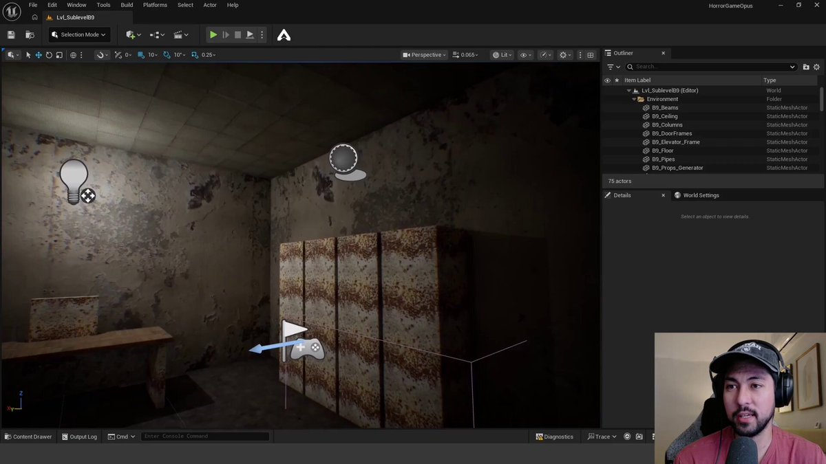 三模型 Unreal Engine 5.8 恐怖游戏对决