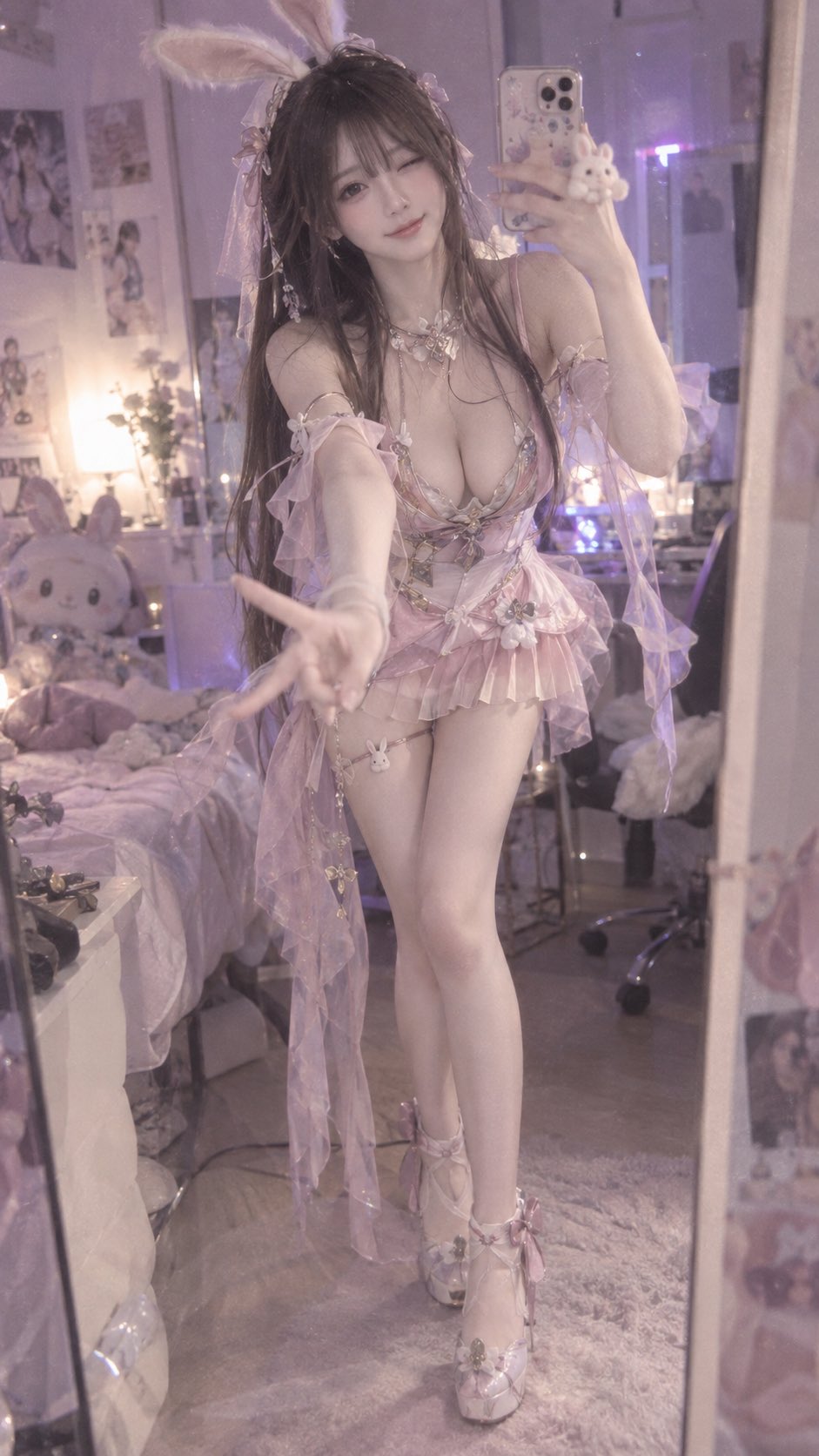 GPT Image 2.5 手机抓拍风 Cos 提示词(第 2 张,共 2 张)