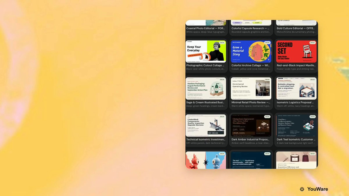 YouWare adds latest build models and Office presentation templates