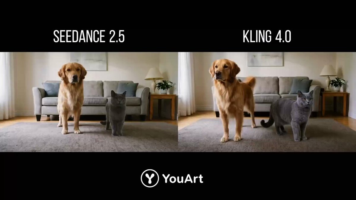 Seedance 2.5 与 Kling 4.0 提示词遵循度对比