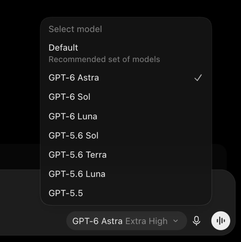 GPT-6 Sol 与 Luna 据称已极速上线