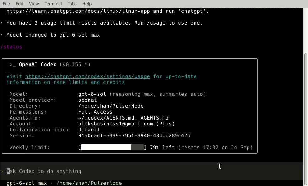 $20 Codex plan with GPT-6 Sol MAX burns 15M tokens in 35 minutes but fails the task, user says