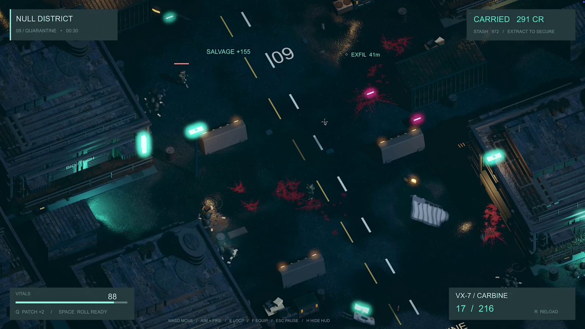 Astra one-shots a top-down multiplayer extraction shooter