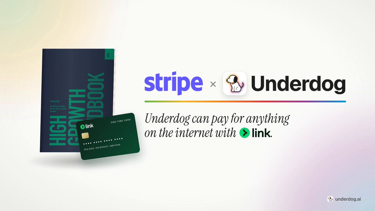 Underdog 推出 Stripe Shop：首个设备端 Agent 支付
