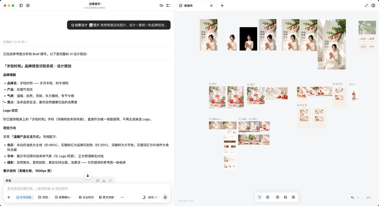 豆包上线无限画布功能