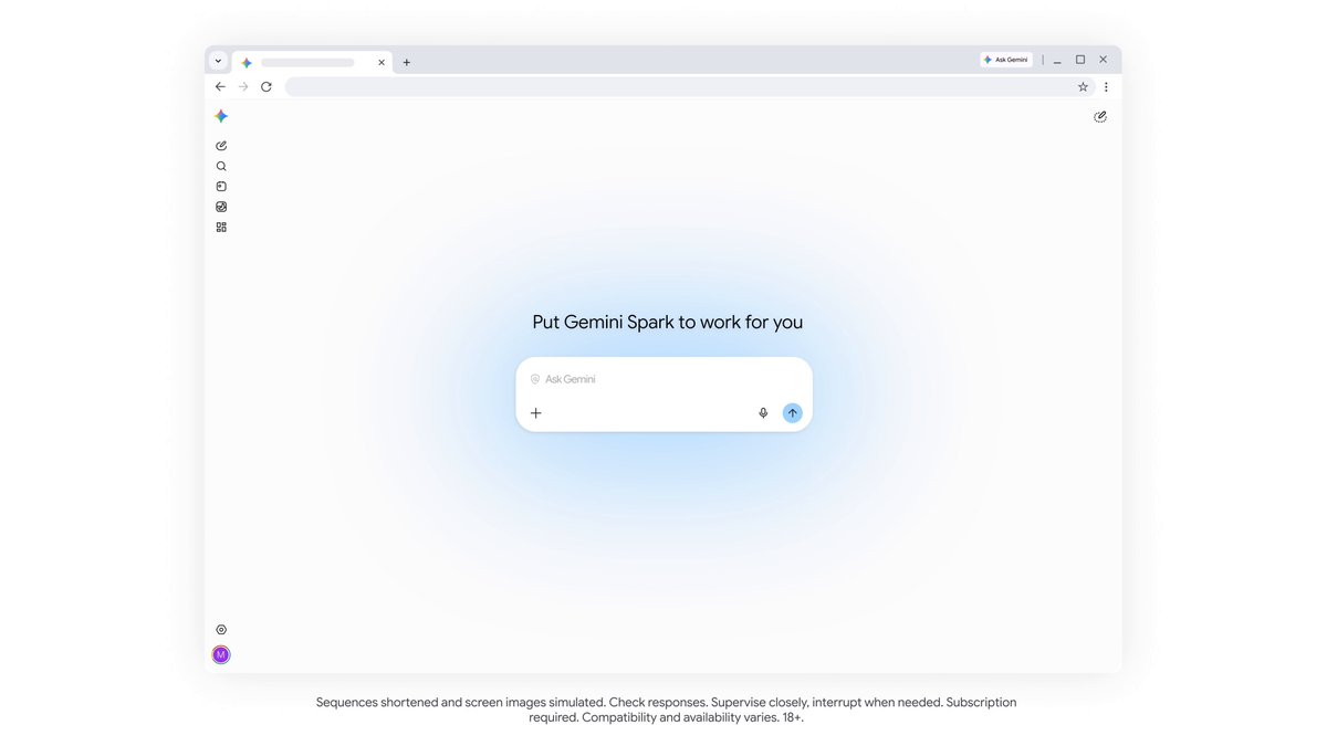 Gemini Spark 接入 Chrome 自动浏览