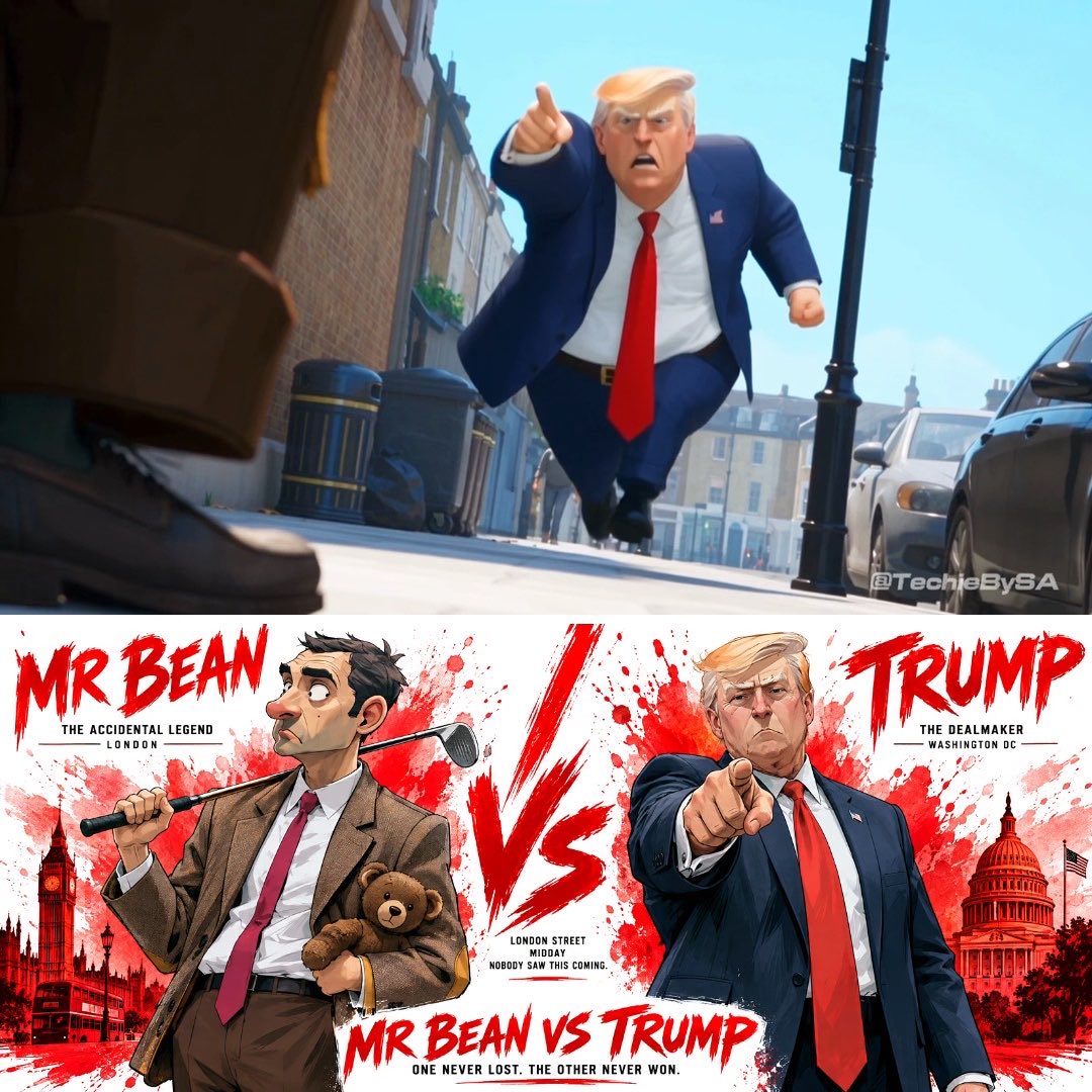 Mr. Bean vs Trump video made with Seedance 2.5 and GPT Image 2.5
