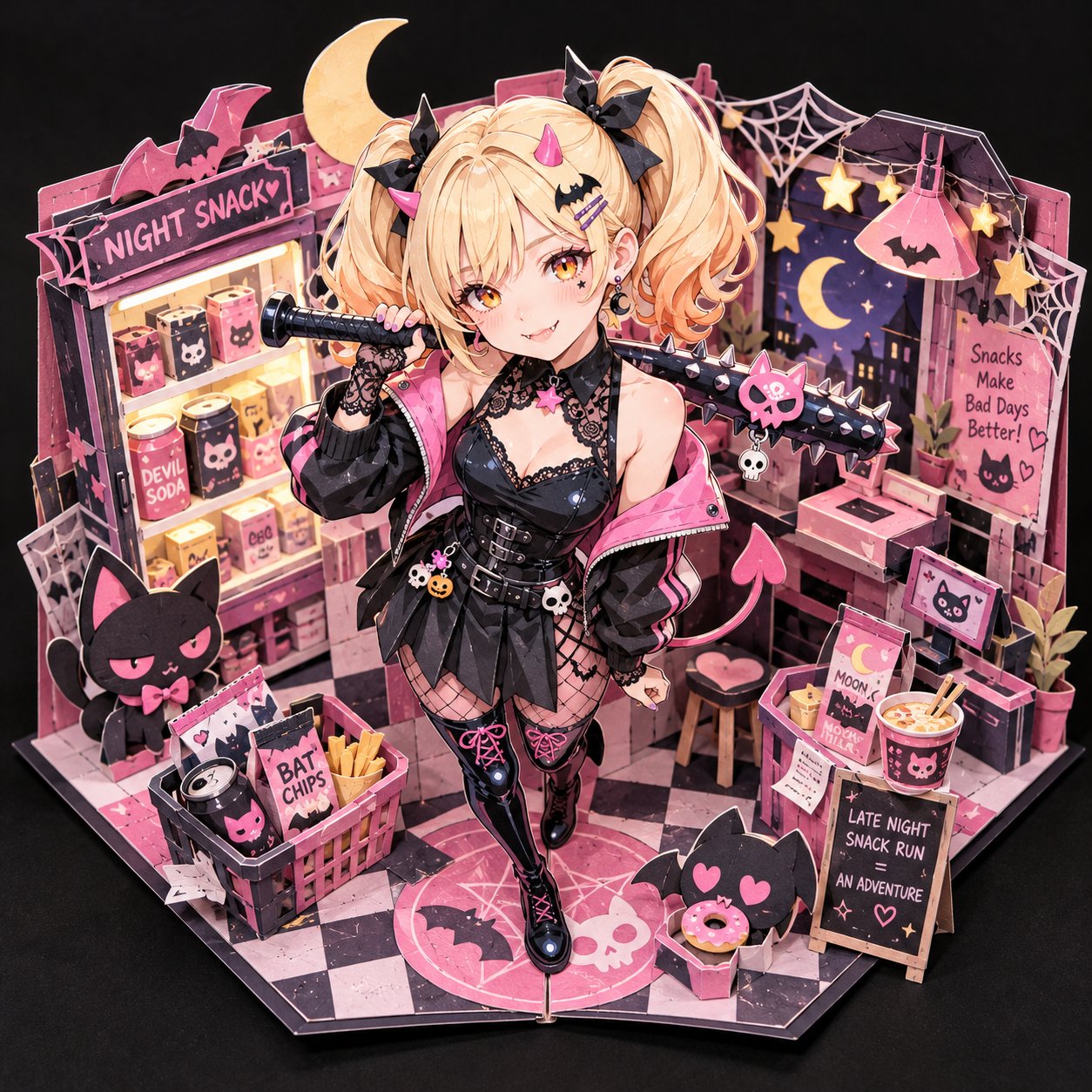 GPT Image 2.5 papercraft pop-up card prompt