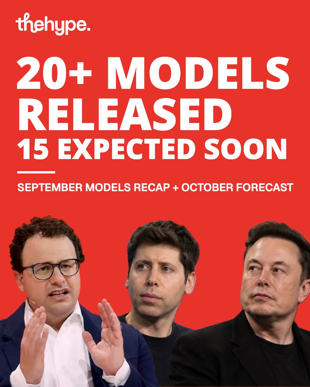 September's 17 frontier model releases, with Gemini 4 Pro tipped for October
