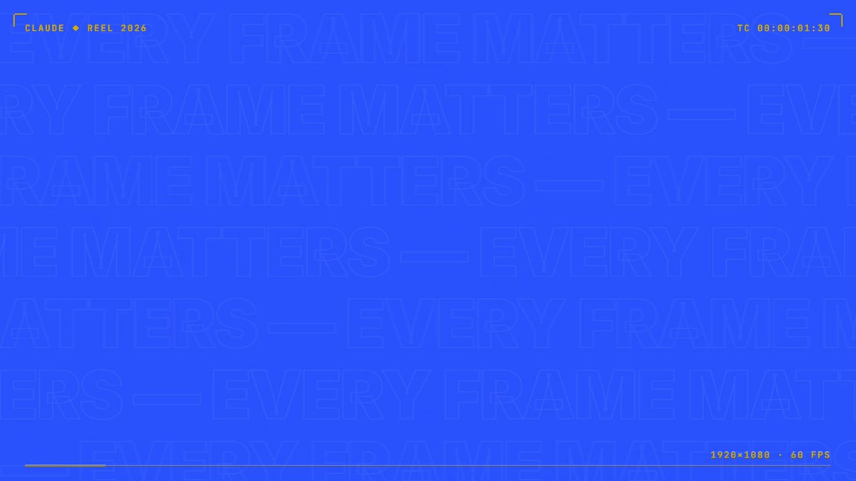 One prompt gets Opus 5.5 to make a 15-second motion design showreel